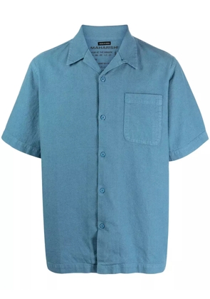 Maharishi short-sleeve chest-pocket shirt - Blue