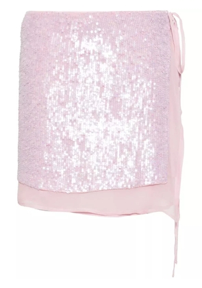 P.A.R.O.S.H. Gabriel sequinned miniskirt - Pink