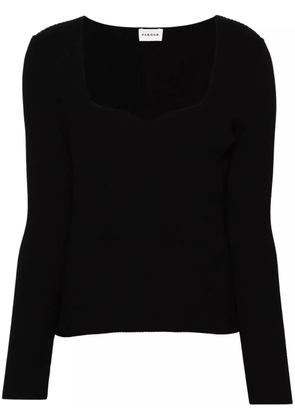 P.A.R.O.S.H. square-neck sweater - Black