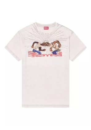 Diesel T-Norm-T15 graphic print T-shirt - White
