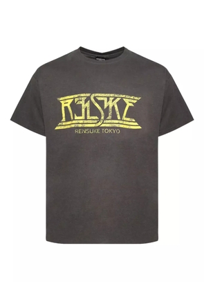RENSUKE TOKYO logo-print cotton t-shirt - Grey