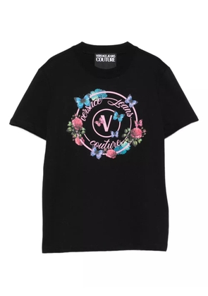 Versace Jeans Couture logo-print T-shirt - Black