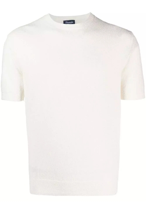 Drumohr crew-neck short-sleeve jumper - White