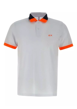 Sun68 colour-block polo shirt - Grey