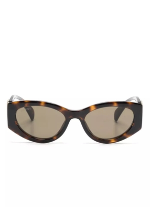 Gucci Eyewear tortoiseshell cat-eye sunglasses - Brown