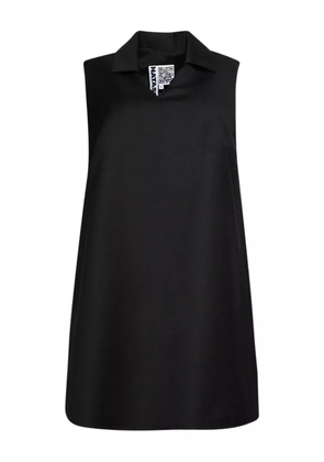 Natasha Zinko sleeveless collared dress - Black