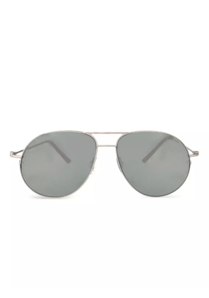 Moncler Eyewear Flyze pilot-frame sunglasses - Silver