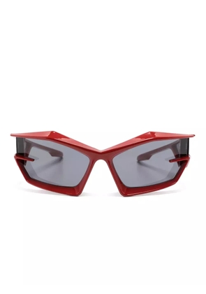 Givenchy Eyewear Giv Cut shield-frame sunglasses - Red