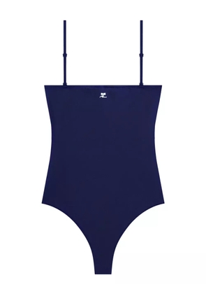 Courrèges Heritage swimsuit - Blue