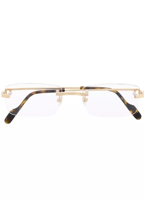 Cartier Eyewear Première de Cartier rectangular-frame glasses - White