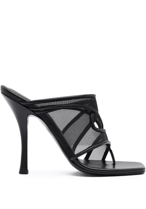 Christopher Esber Ringer mesh-panel heeled mules - Black