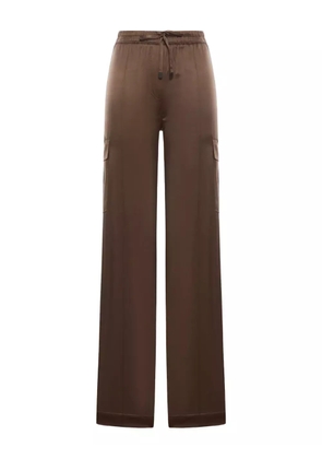 TOM FORD elasticated-waist cargo-pockets trousers - Brown