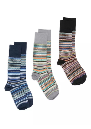 Paul Smith Signature striped socks (pack of three) - Black