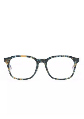Thom Browne Eyewear tortoiseshell-effect glasses - Blue