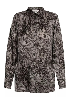 Golden Goose floral-print shirt - Grey