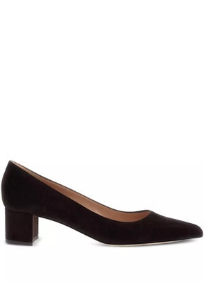 Gianvito Rossi 45mm suede pumps - Brown