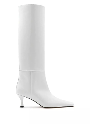 Proenza Schouler Trap leather knee-high boots - White
