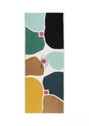 Marc O'Polo abstract pattern scarf - Blue