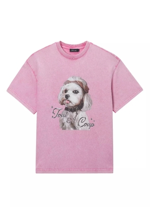 tout a coup photograph-print T-shirt - Pink