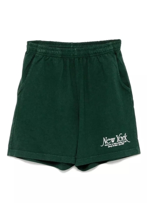 Sporty & Rich NY 94 gym shorts - Green