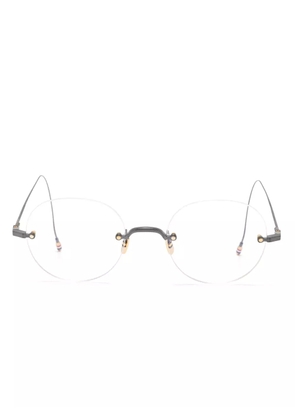 Thom Browne Eyewear round-frame glasses - White
