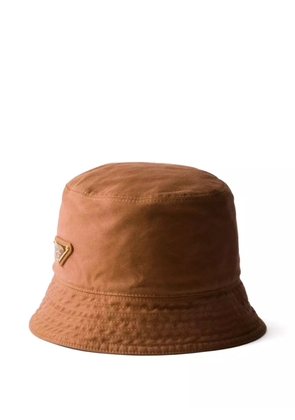 Prada cotton bucket hat - Brown