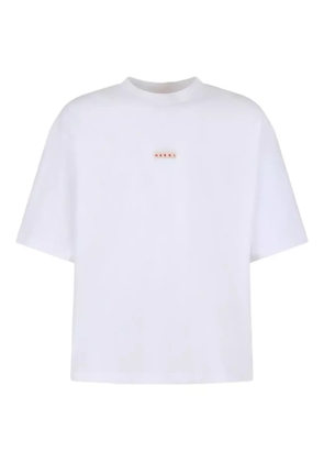 Marni embroidered logo T-shirt - White