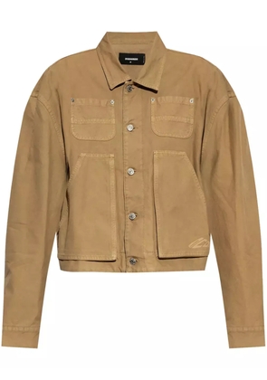 DSQUARED2 cotton jacket - Neutrals