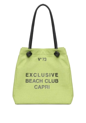 V°73 logo shoulder bag - Green