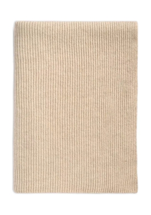 BOMPARD ribbed cashmere scarf - Neutrals