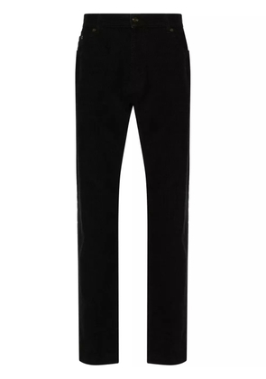 Saint Laurent corduroy tapered trousers - Black