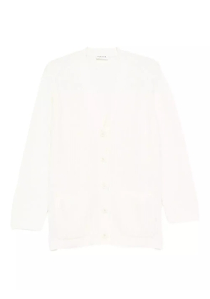 P.A.R.O.S.H. ribbed patch-pocket cardigan - White
