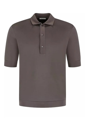 Stefan Brandt Pima cotton polo shirt - Brown