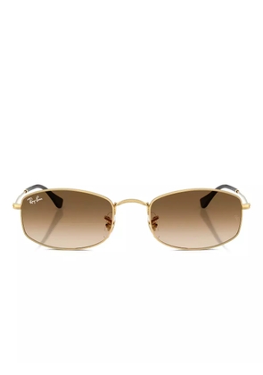 Ray-Ban rectangle-frame sunglasses - Gold