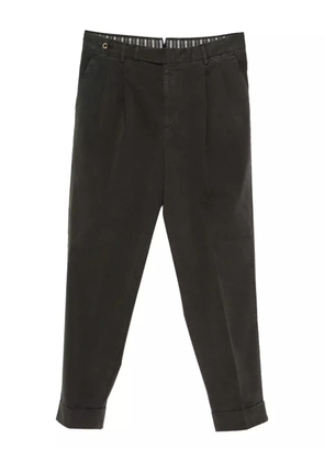 PT Torino pleated cuffed trousers - Grey