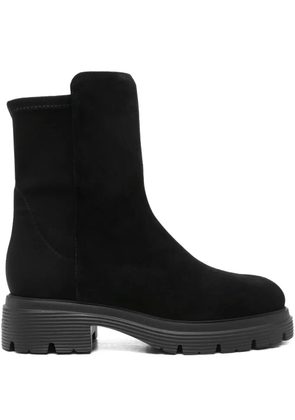 Stuart Weitzman leather ankle boots - Black