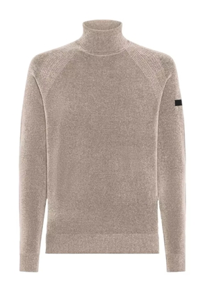 RRD high-neck patch-pocket sweater - Neutrals