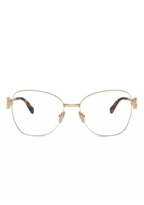 Miu Miu Eyewear embellished cat-eye glasses - Gold