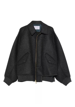 Kolor zip-up flap-pocket jacket - Grey