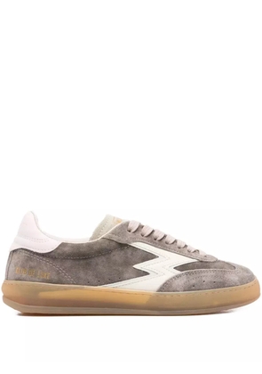 MOA CONCEPT Club Radica suede sneakers - Pink backtab briar-root washed suede