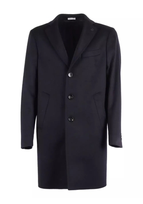 Brera three-button wool coat - Blue