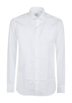 Orian long-sleeve cotton shirt - White