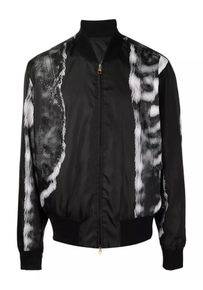 Dunhill printed bomber jacket - Black