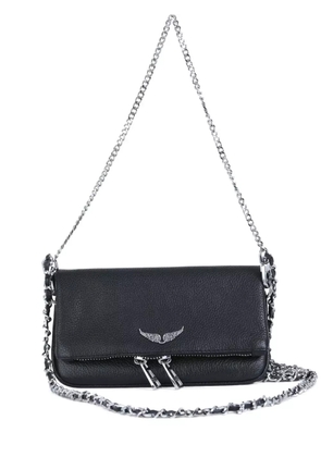 Zadig&Voltaire leather shoulder bag - Black