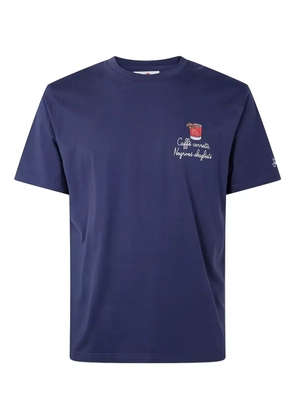 MC2 Saint Barth embroidered cotton T-shirt - Blue