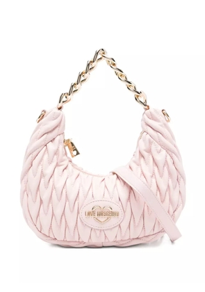 Love Moschino quilted chain-handle shoulder bag - Pink