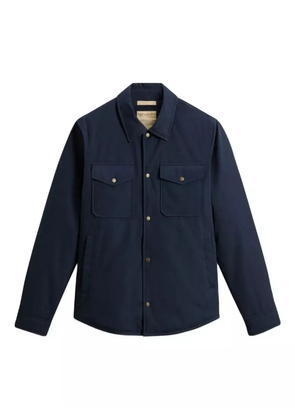 Woolrich flap-pocket shirt jacket - Blue