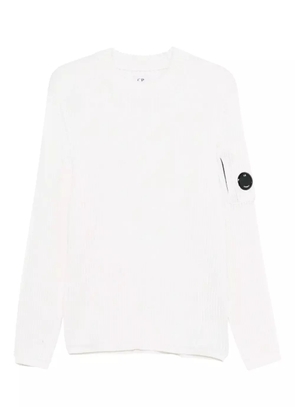 C.P. Company Lens-embellished jumper - White