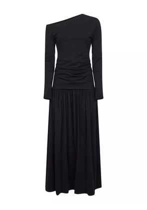 Róhe one-shoulder midi dress - Black