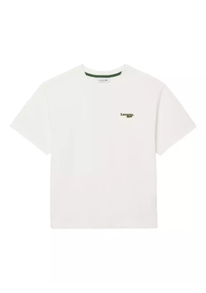 Lacoste logo-embroidered t-shirt - White